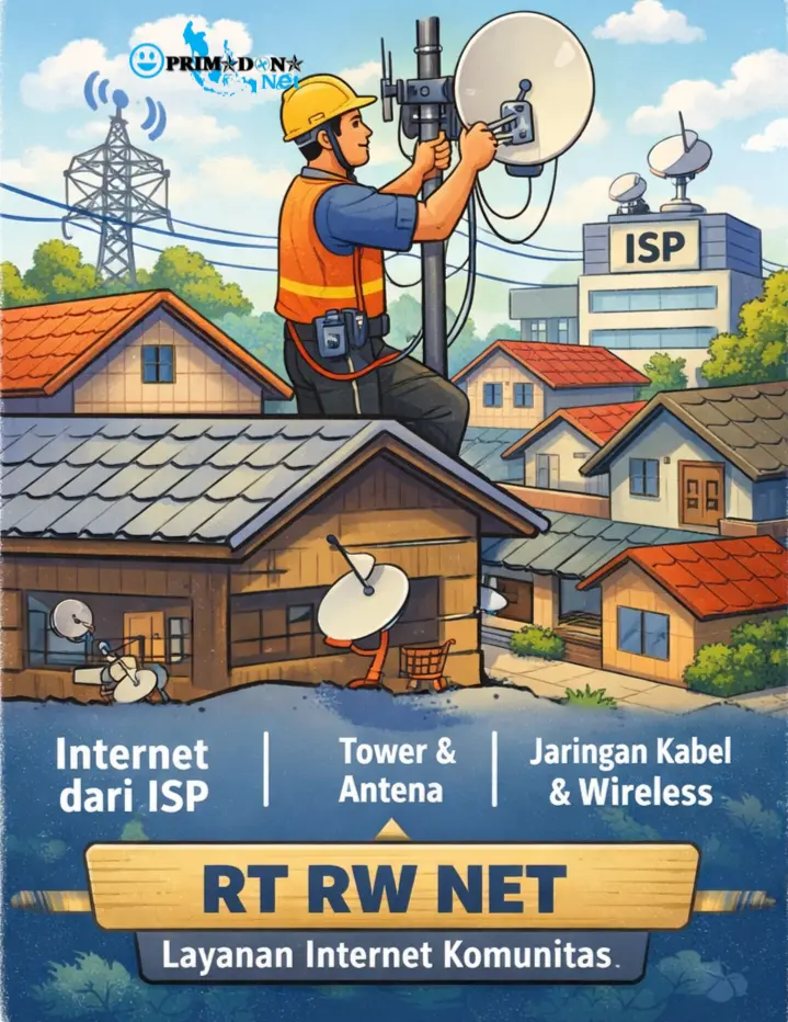 Internet Dedicated untuk RT RW Net