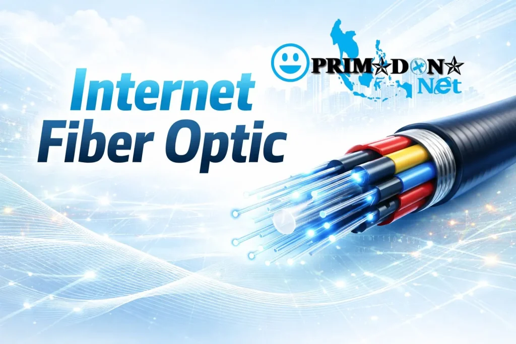 layanan internet dedicated fiber optik primadona net