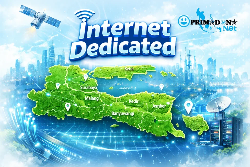 layanan internet dedicated jawa timur - jatim PRIMADONA Net
